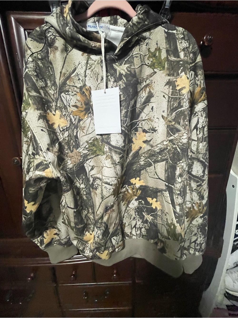 Aelfric Eden Green Brown Camo Hoodie
